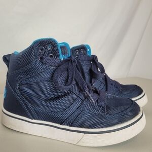 Osiris Kids Navy/Royal Blue Hipster High Lace Up High Top Skate Shoe - Size 2